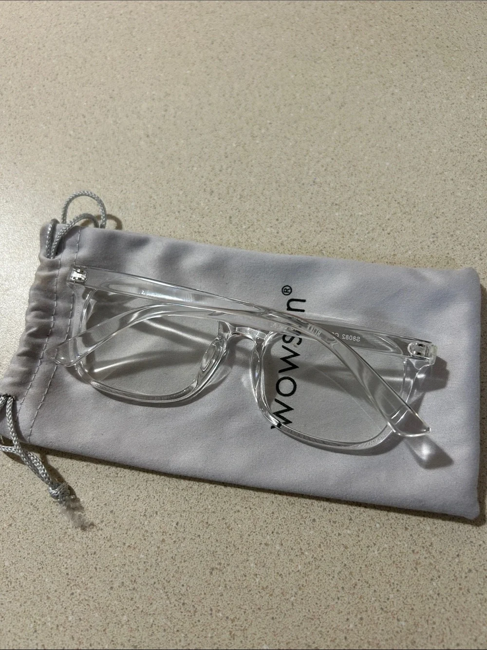 Clear Frame Blue Light Glasses for Women - Transparent
